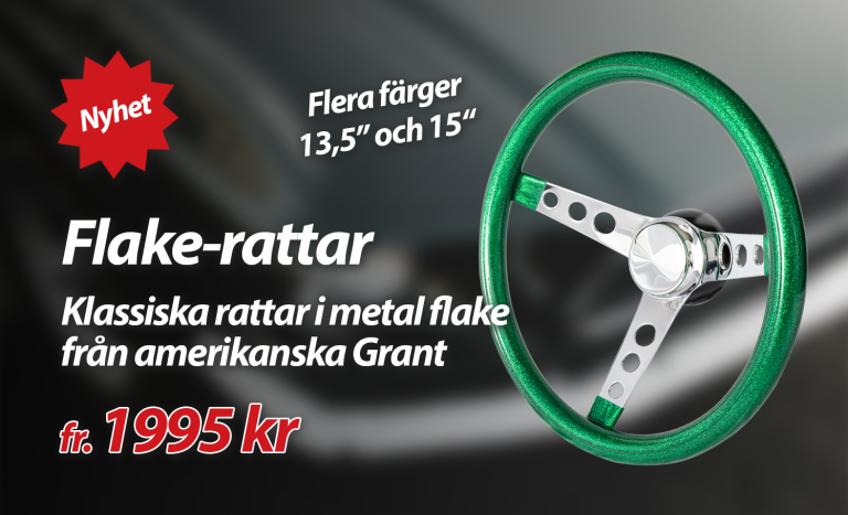 Nyhet! Klassiska flake-rattar från amerikanska Grant