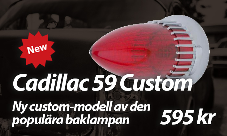 Nyhet! Cadillac 59 Custom baklampa