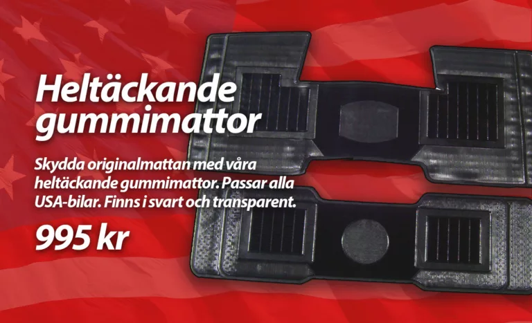 Gummimattor som passar USA-bilar