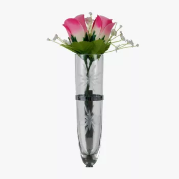 Bilblomvas i glas