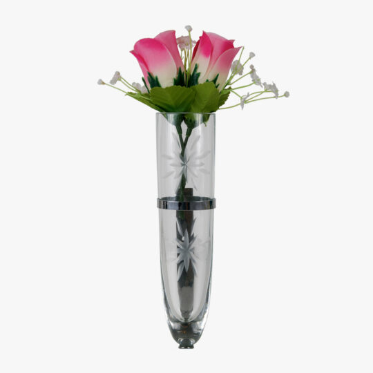 Bilblomvas i glas