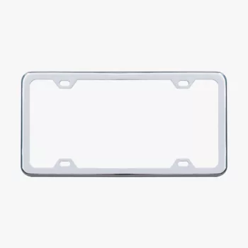 Blank nummerskyltsram smal botten
