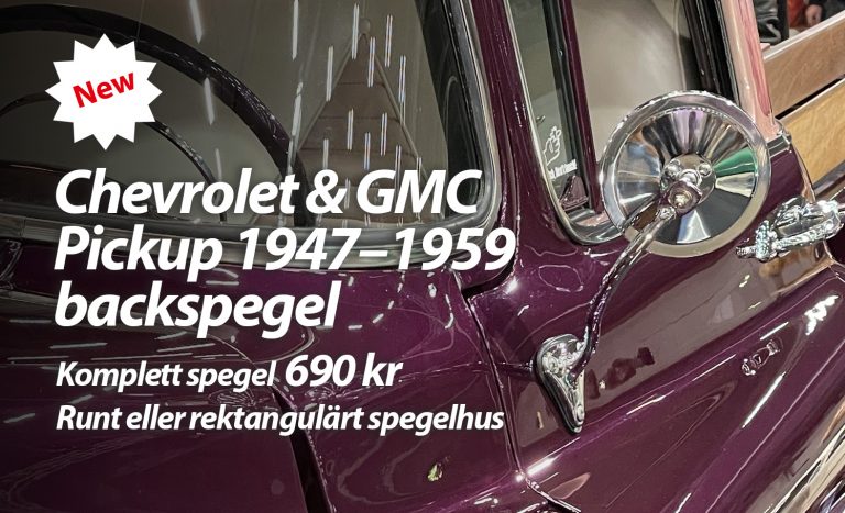Chevrolet & GMC Pickup 1947–1959 backspeglar