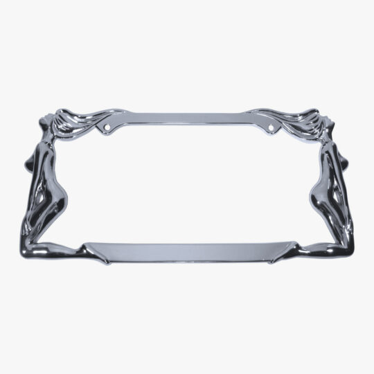 Chrome Pinups nummerskyltsram