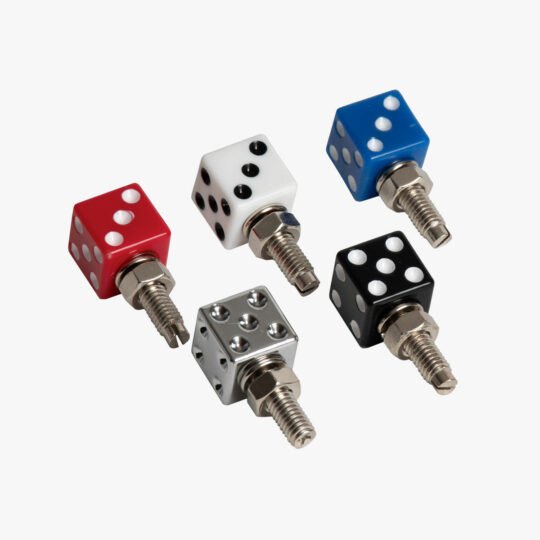 Dice nummerskyltsskruvar