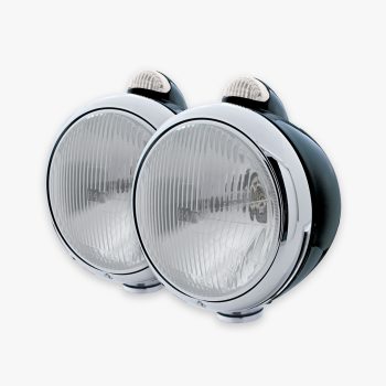 Guide 682-c strålkastare med blinkers, svart
