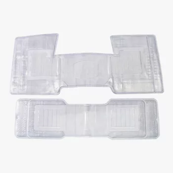 Bilmattor 2-delade, transparenta