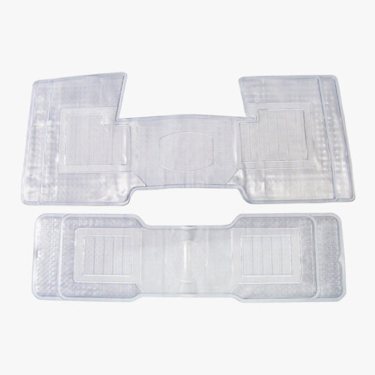 Bilmattor 2-delade, transparenta