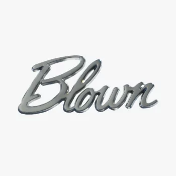 Textemblem Blown
