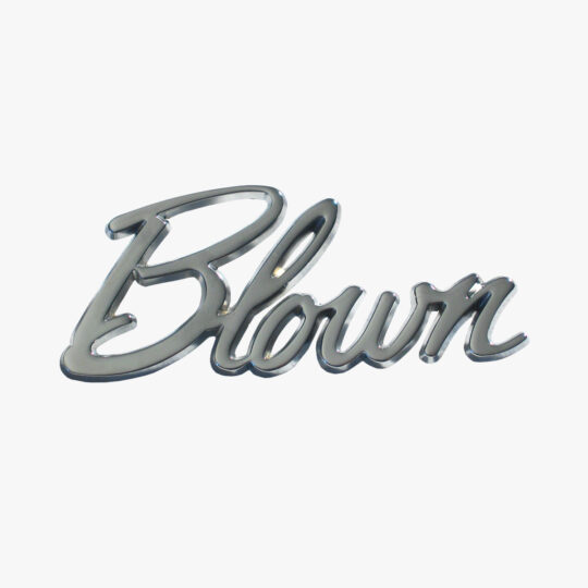 Textemblem Blown