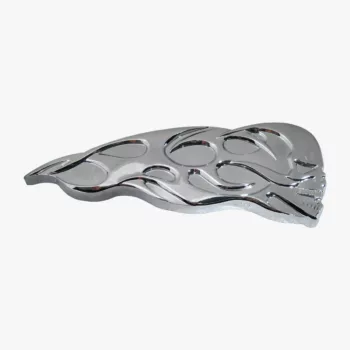 Skull Chrome Flame