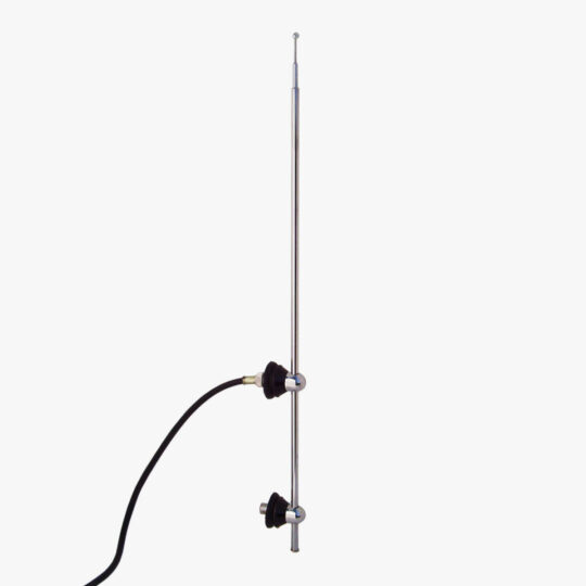 Sidomonterad antenn