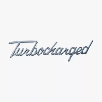 Textemblem Turbocharged