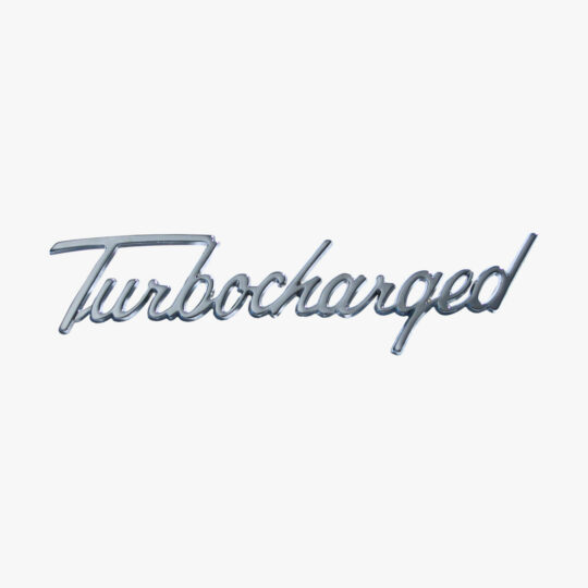 Textemblem Turbocharged