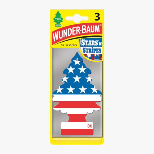 Wunder-Baum Stars n Stripes doftgran 3-pack